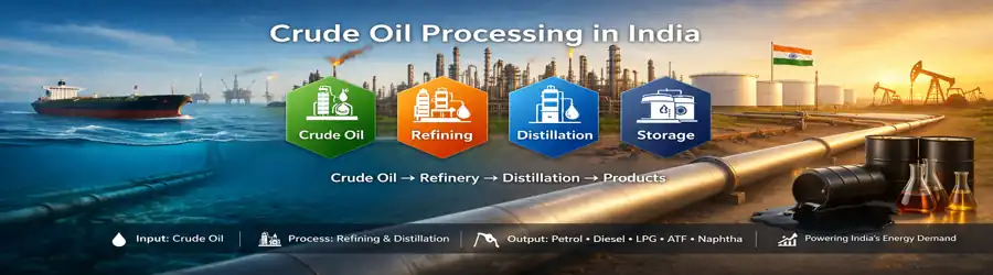 Crude Oil Processing in India – Refining Process Units