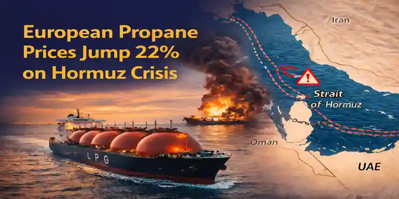 European propane prices surge amid Strait of Hormuz LPG supply disruption