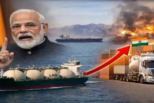 India energy security Hormuz crisis showing LNG supply and oil import strategy amid West Asia tensions