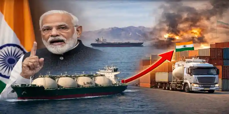 India energy security Hormuz crisis showing LNG supply and oil import strategy amid West Asia tensions