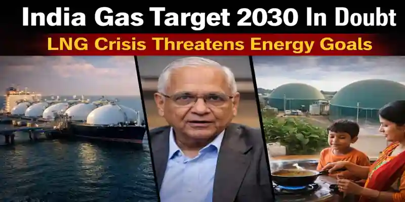 India Gas Target 2030 under pressure due to LNG supply crisis and rising energy prices