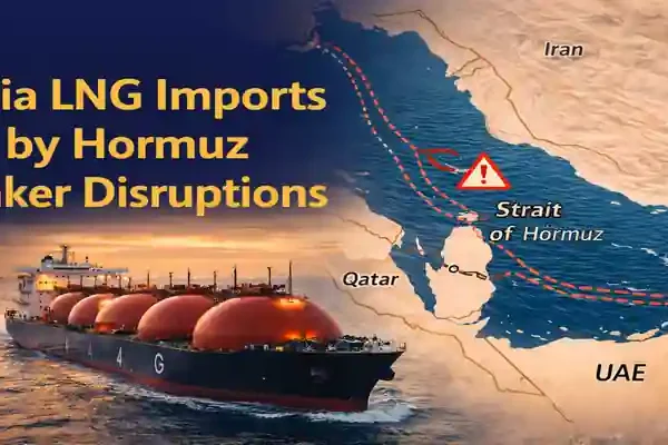 India LNG imports disrupted as tanker diverts near Strait of Hormuz