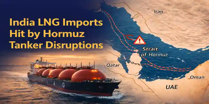 India LNG imports disrupted as tanker diverts near Strait of Hormuz