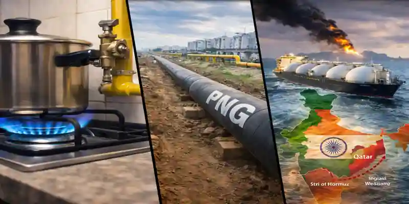 PNG gas supply India impacted by LNG imports and Strait of Hormuz disruption amid West Asia conflict