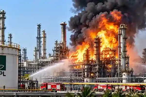 MRPL refinery fire